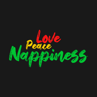 Afrinubi - Love, Peace, & Nappiness T-Shirt