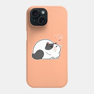 Cat and music Phone Case