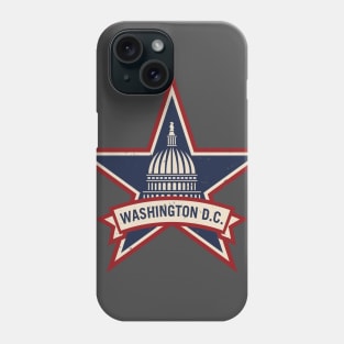 Washington D.C. Vintage Style Logo Phone Case