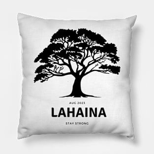 Lahaina Banyan Tree in Maui Pillow