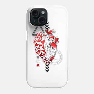 Peppermint Heart Phone Case