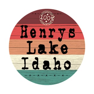 Henrys Lake Idaho retro T-Shirt