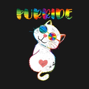 Lgbt Pride Month Purride Cat Lgbt T-Shirt