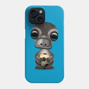 Cute Baby Platypus With Football Soccer Ball Phone Case