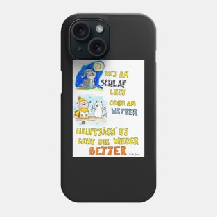 Gute Besserung Glückwunschkarte von Nicole Janes Phone Case