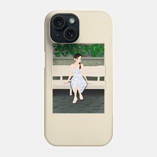 Serenity in Stillness character art Phone Case