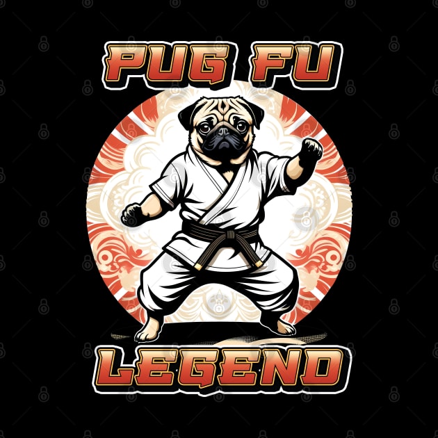 Pug Fu Legend by ArtfulTat