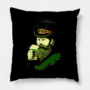 Retro Leprechaun Pillow