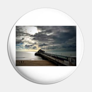 Bournemouth Pier And Beach Dorset England Pin