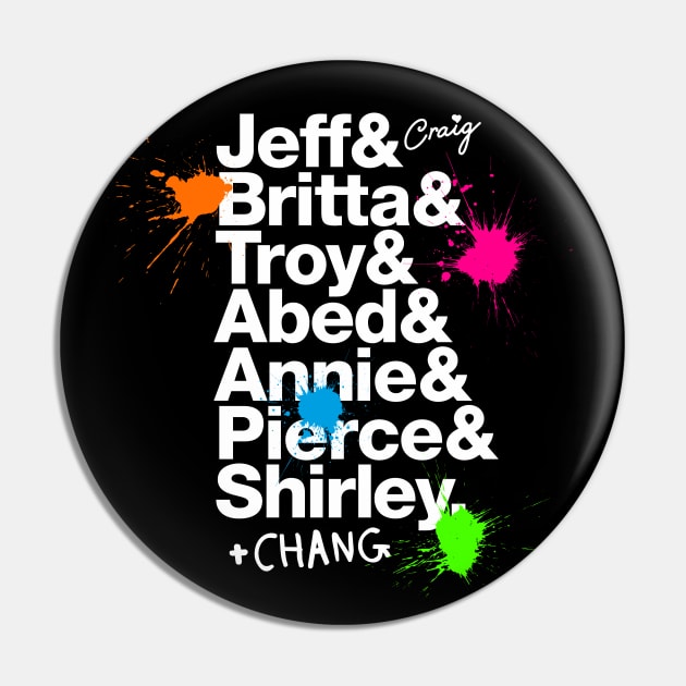 Community Roll Call – character names and paintballs Pin by thedesigngarden