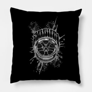 Wheel Vector Artwork Pillow