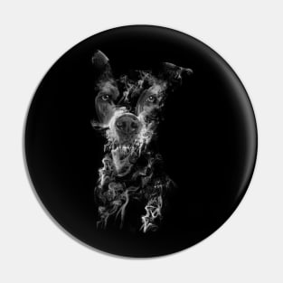 Staffie in the Smoke // Bilcos Designs T-Shirt Pin