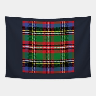 Scottish tartan, red and green, blue and yellow Tapestry