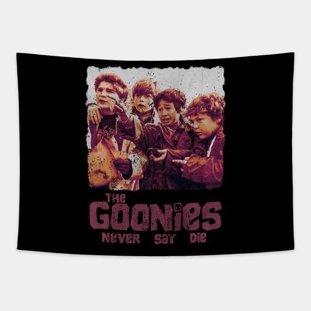 The goonies adventure Tapestry by Polaroid Popculture