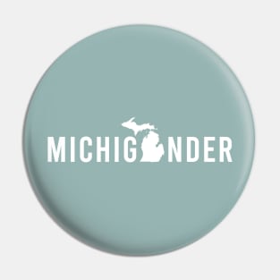 Proud Michigander, Michigan Pride from Midwest Mitten State Pin