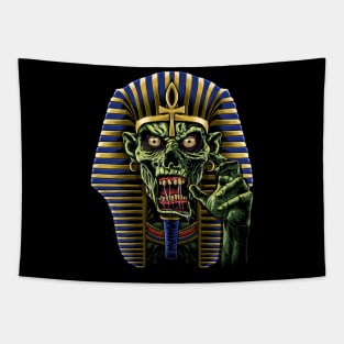 Zombie Egyptian Pharaoh Mummy Tapestry