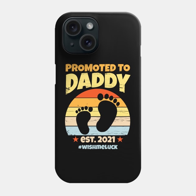 Vintage Promoted to Daddy est. 2021 Phone Case by ArtedPool