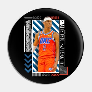 Shai Gilgeous-Alexander Paper Poster Version 10 Pin