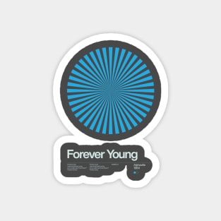 Alphaville - Forever Young - 1984 - New Wave Song Swiss Design Series Magnet