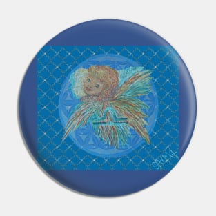 Angel child Libra Pin