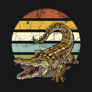 Crocodile Sweatshirt Illustrated T-Shirt