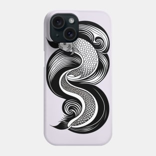 Japanese Koi Carp Irezumi Drawing Phone Case