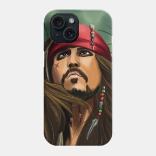 Captain Jack Sparrow Pirates of the Caribbean Phone Case