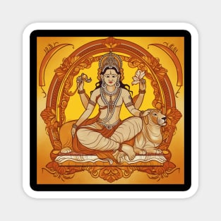 Indra Indian deity Magnet