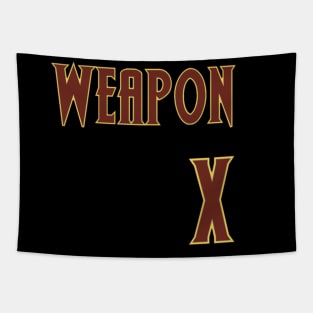 Weapon X Baseball Jersey Tapestry