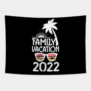 Family Vacation 2022 Cool Beach Summer Vacation Family Tapestry