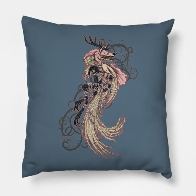 Vicar Amelia - Bloodborne (no text version) Pillow by August