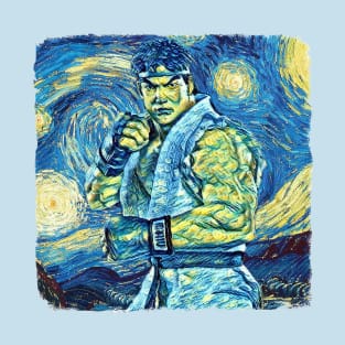 Street Fighter Van Gogh Style T-Shirt