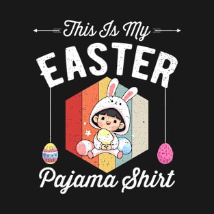 This Is My Easter Pajama Shirt Funny Easter Day T-Shirt