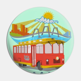 Tram of Maracaibo Pin