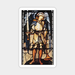 Saint Michael by Sir Edward Coley Burne-Jones Magnet