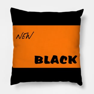 orange new black Pillow