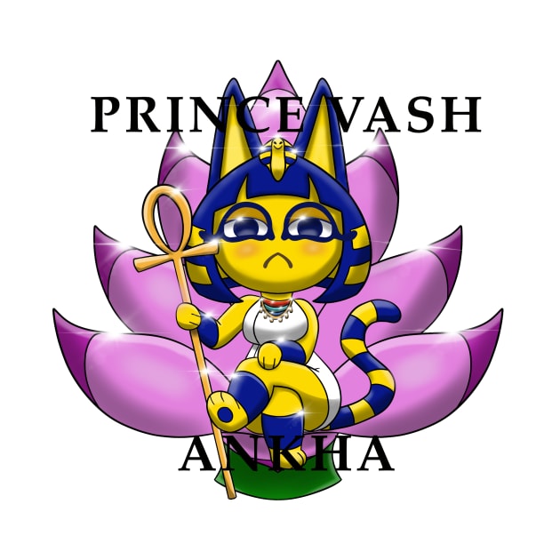 Prince Vash Egyptian Kitty logo by VashiMerch