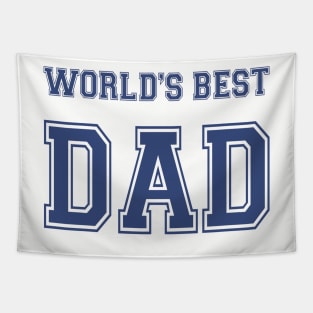 World's Best Dad Athletic Tapestry