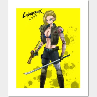 Android 18 Dragon Ball Japanese Poster for Sale by Allenfawnpal