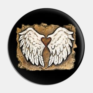 Baroque Angel Wings Pin