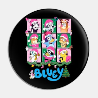 bluey cristmas Pin