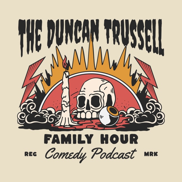 Occult-Style Duncan Trussell Podcast Skull and Candle by Soulphur Media