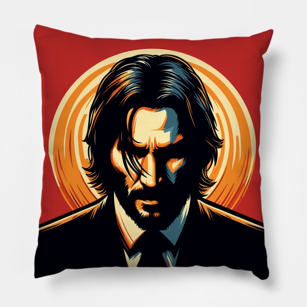 John Wick 5 Pillow by dolanjaran