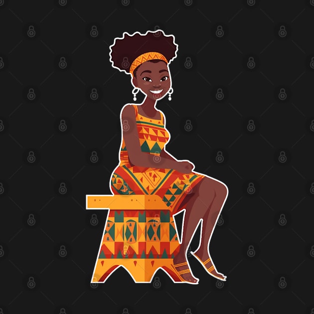 Melanin African Girl by Merchweaver