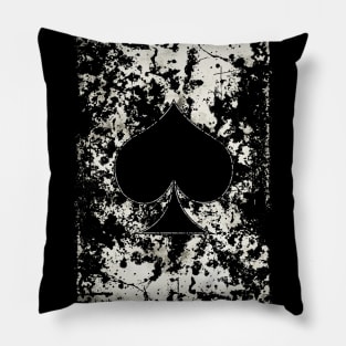 Spades Vintage Old School Pillow