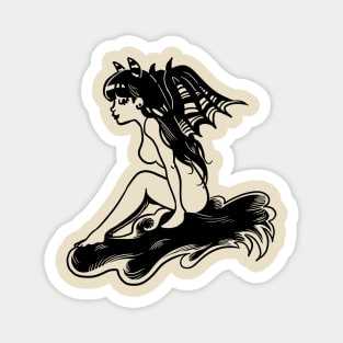 Succubus Tattoo girl Magnet