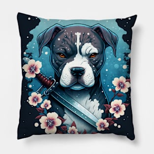 Japanese Staffy Pillow