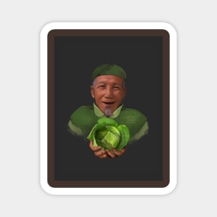 Cabbage man Magnet