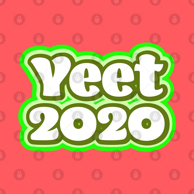Yeet 2020 - Retro Green by Jitterfly
