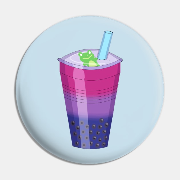 Bisexual Bubble Tea Pin by sophielabelle